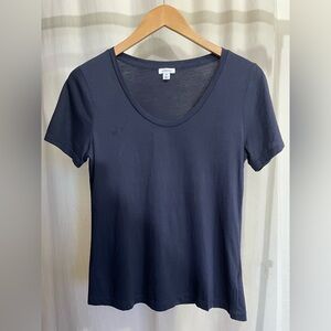 Cuyana Pima Cotton Scoop Neck Tee